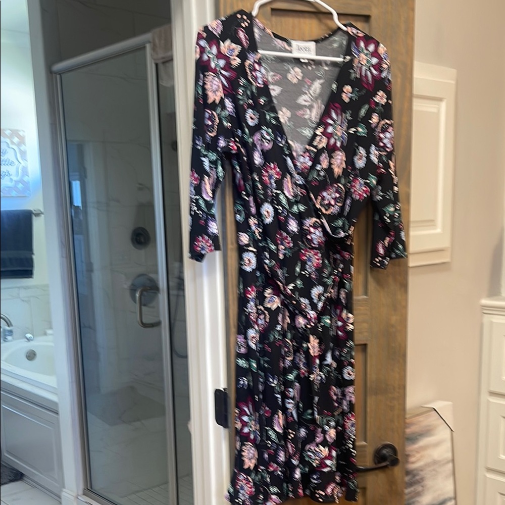 Floral Black Dress by INC International Concepts